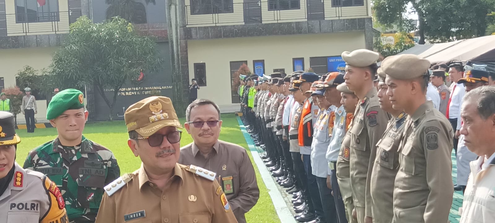 Apel Gelar Pasukan Ketupat Lodaya 2024 di Wilayah Hukum Polres Kota Cirebon