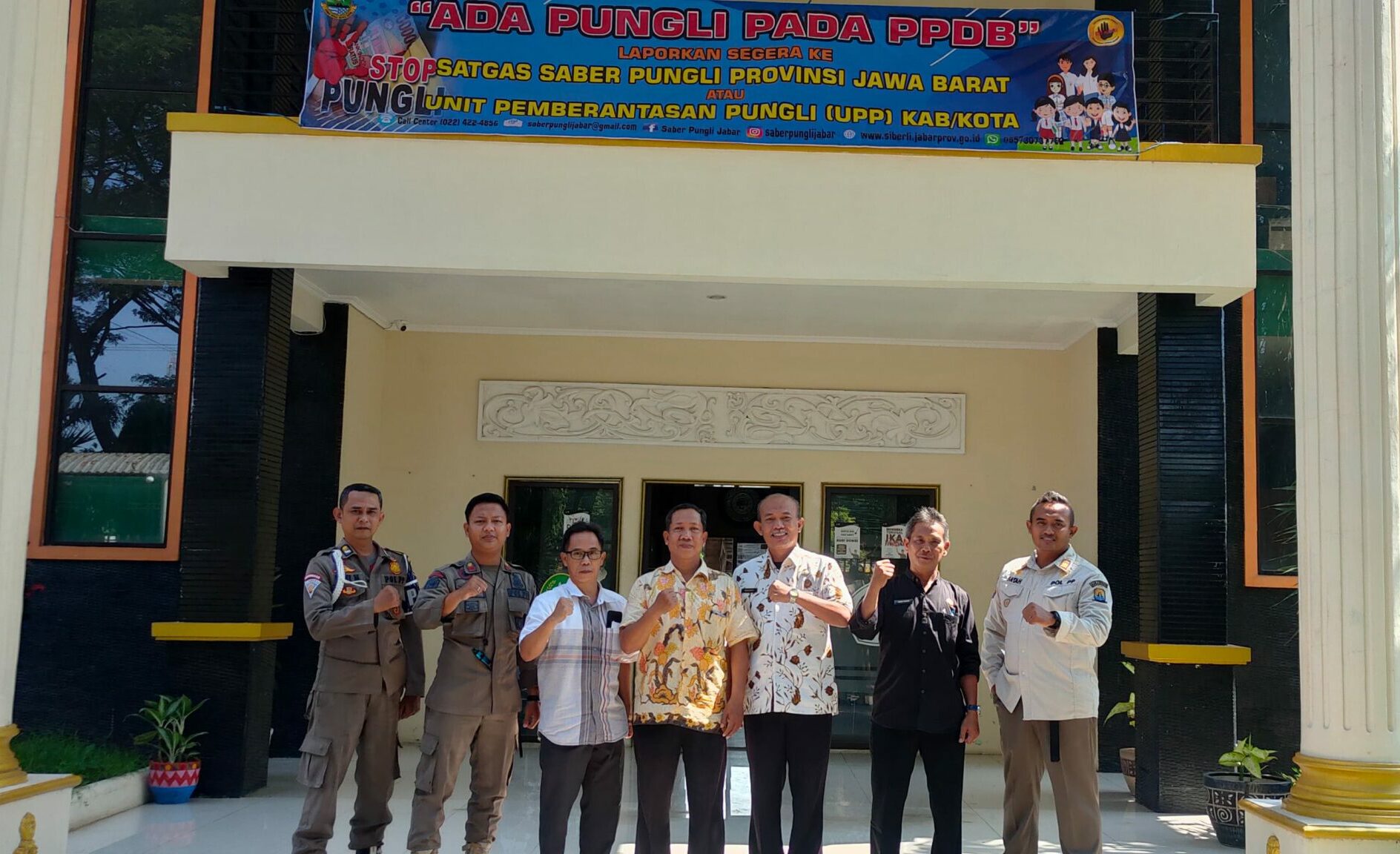 Satpol PP Kabupaten Cirebon Ikuti Kegiatan Pengawasan dan Pemantauan Pelaksanaan PPDB SMA/SMKN