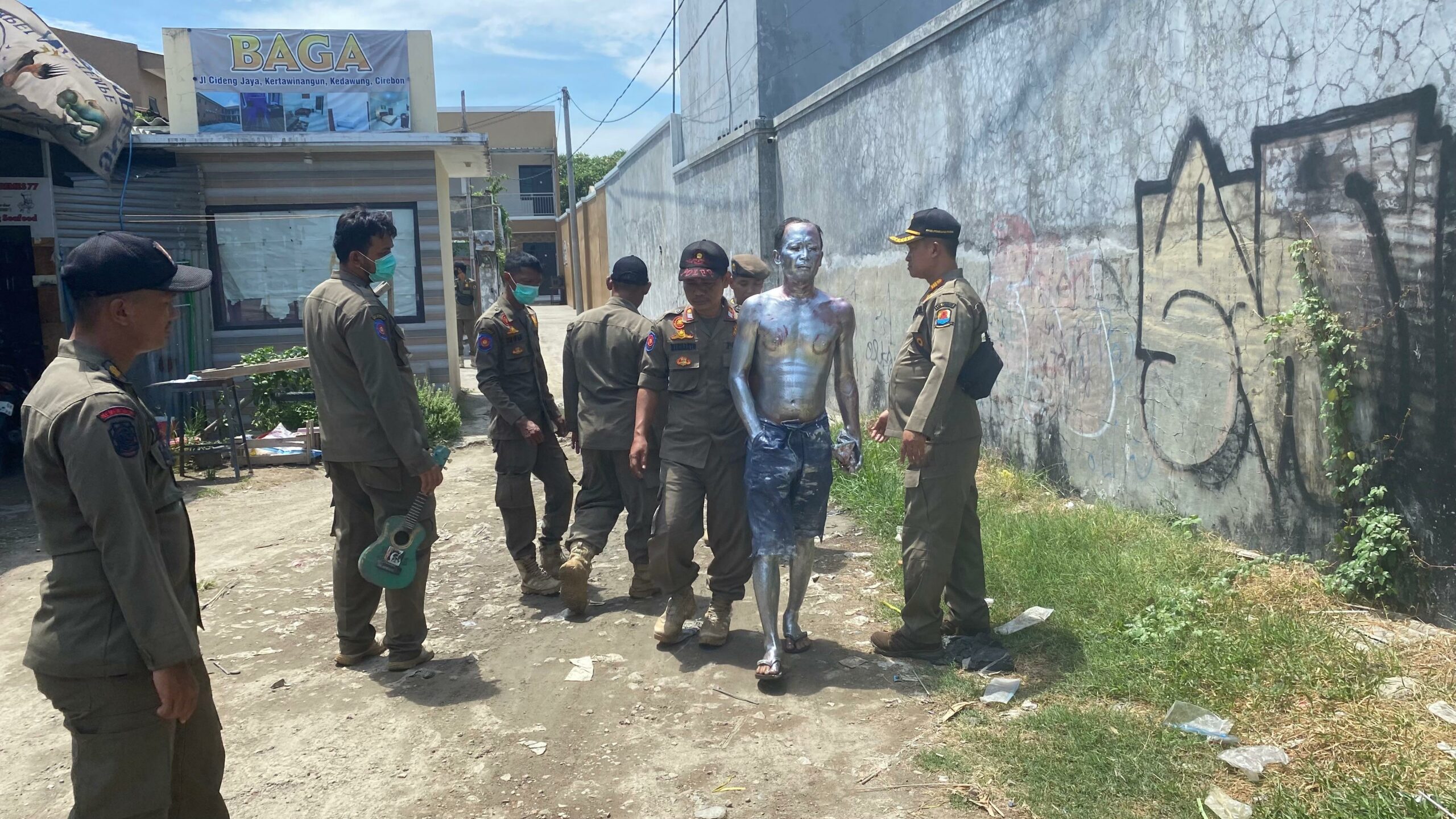 Satpol PP Kabupaten Cirebon Lakukan Operasi Trantibum, Jaring Sejumlah PGOT untuk Diberikan Pembinaan