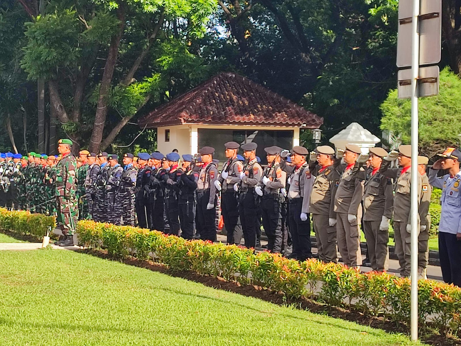 Satpol PP Kabupaten Cirebon Ikuti Upacara Peringatan Hari Bela Negara ke-76